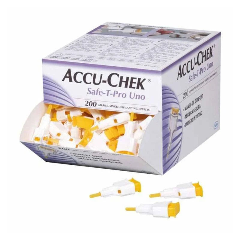 Accu-Chek Safe-T-Pro Uno Single-Use Lancets