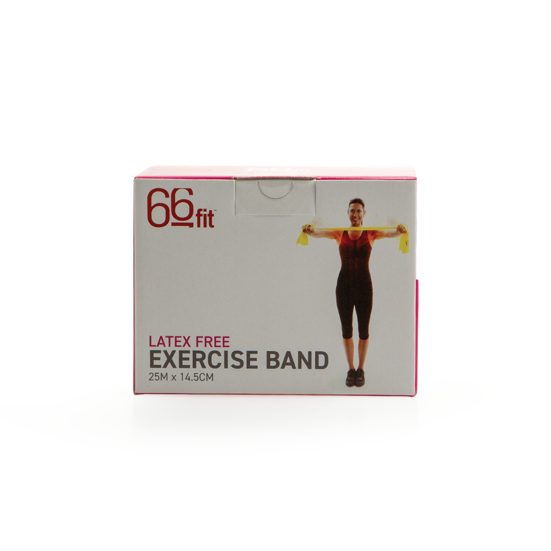 66BANDLF 66fit Band Latex Free 25m Packaging Front