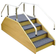 Conventional Wooden Rehabilitation Steps