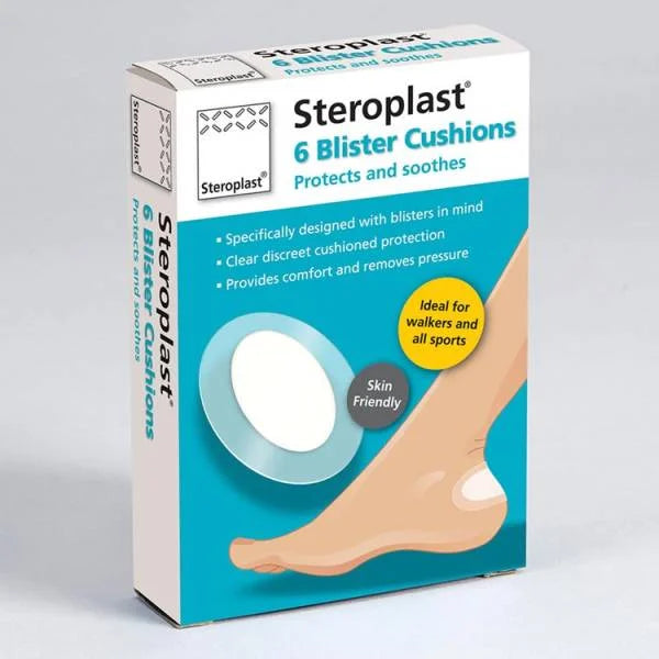 Steroplast Blister Cushions 6.8cm x 4.3cm - Box of 6