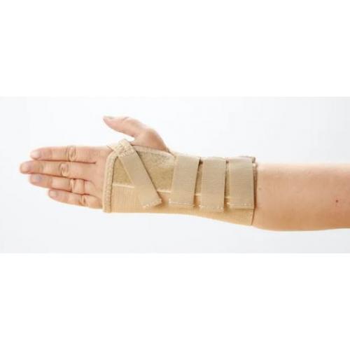 Elastic Cock-Up Wrist Brace with Griptabs - Beige