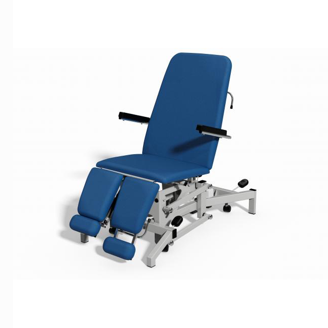 93CDT - Tilting Leg 90 degree Podiatry Plinth Drop Chair