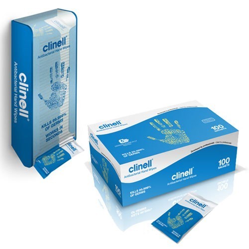 Clinell Wall Mounted Dispenser - 100 Box of Hand Wipes (Empty)