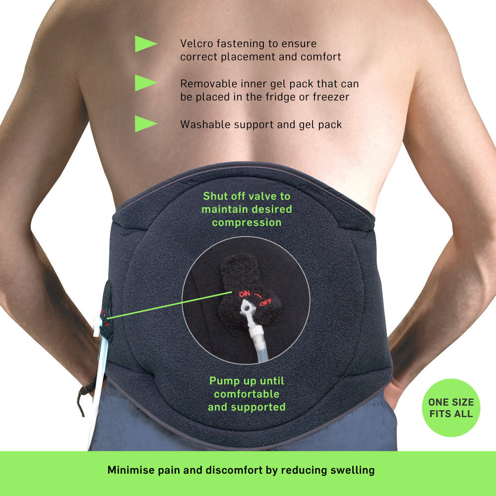 Cold Compression Strap Back Cold Compression Cuff - Phoenix Physio Supplies
