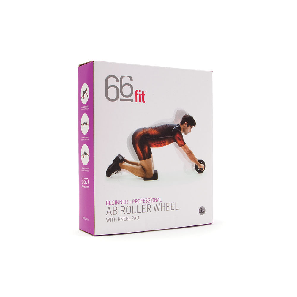 Abdo Ruller Frame Measurements 66fit Abdominal Roller Wheel With Kneel Pad - Phoenix Physio Supplies