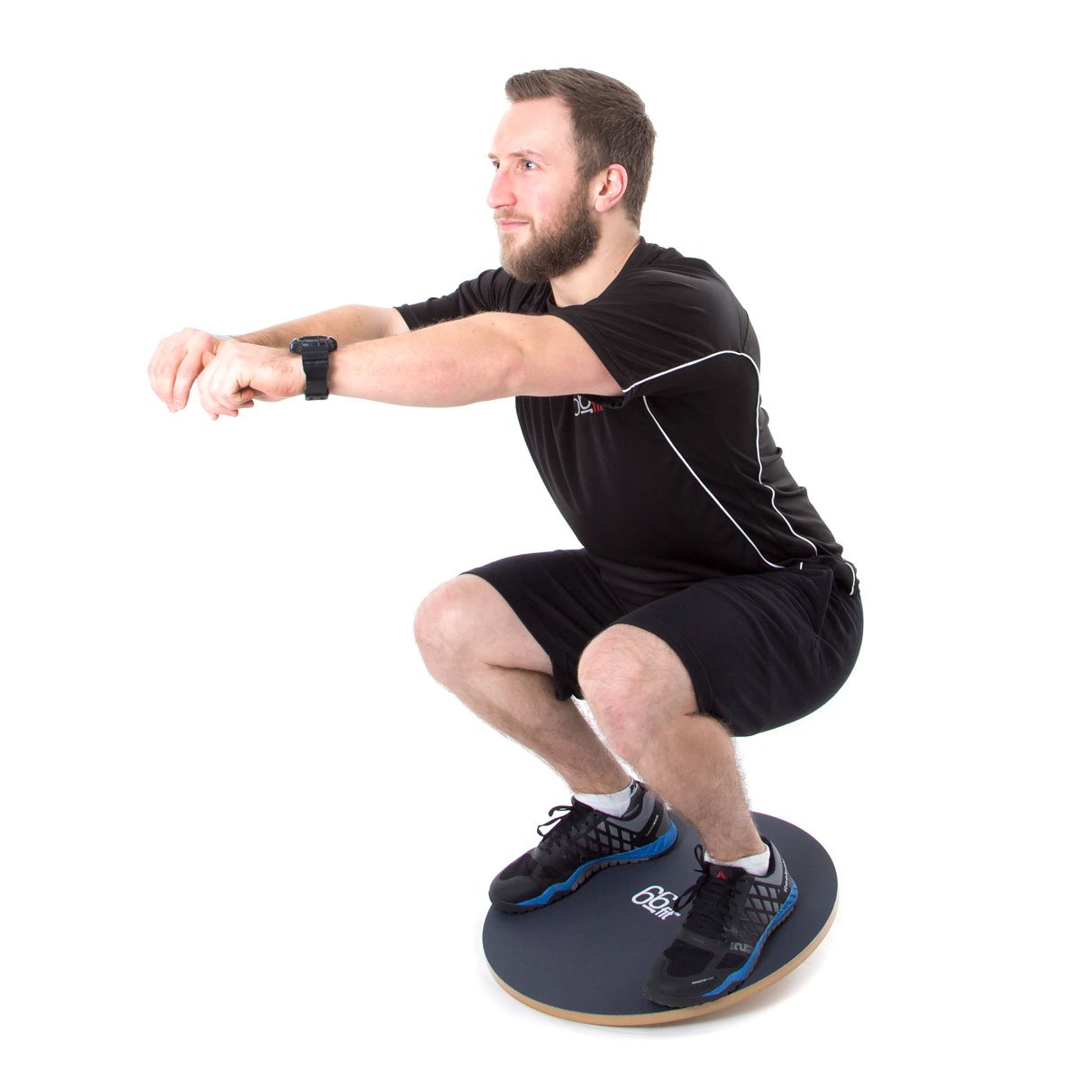 VEEKAY Balance Board van hout, 360 graden wobble board, antislip VEEKAY Balance Board van hout, 360 graden wobble board, antislip