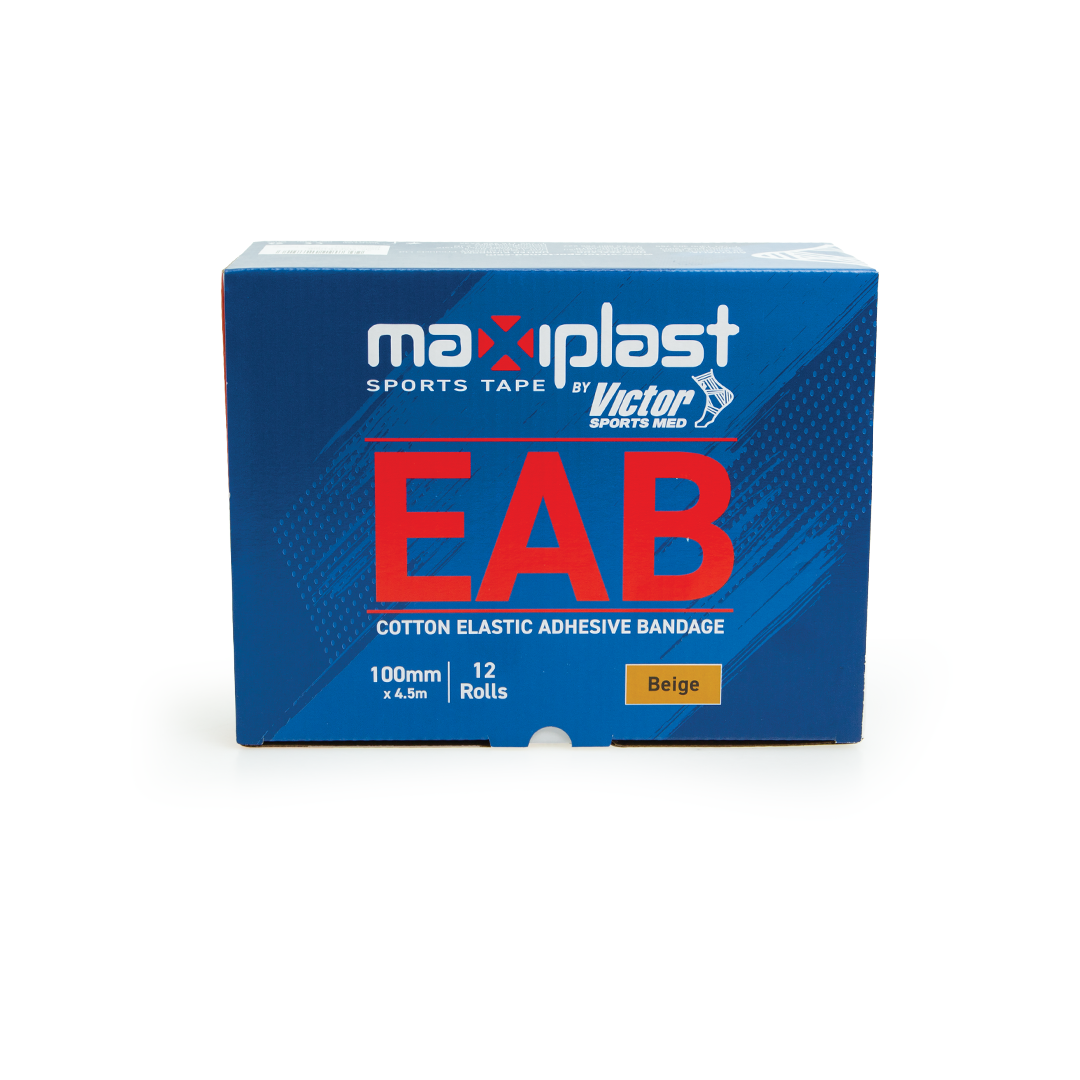 Maxiplast Cotton EAB 10cm x 4.5m Box 12 Top