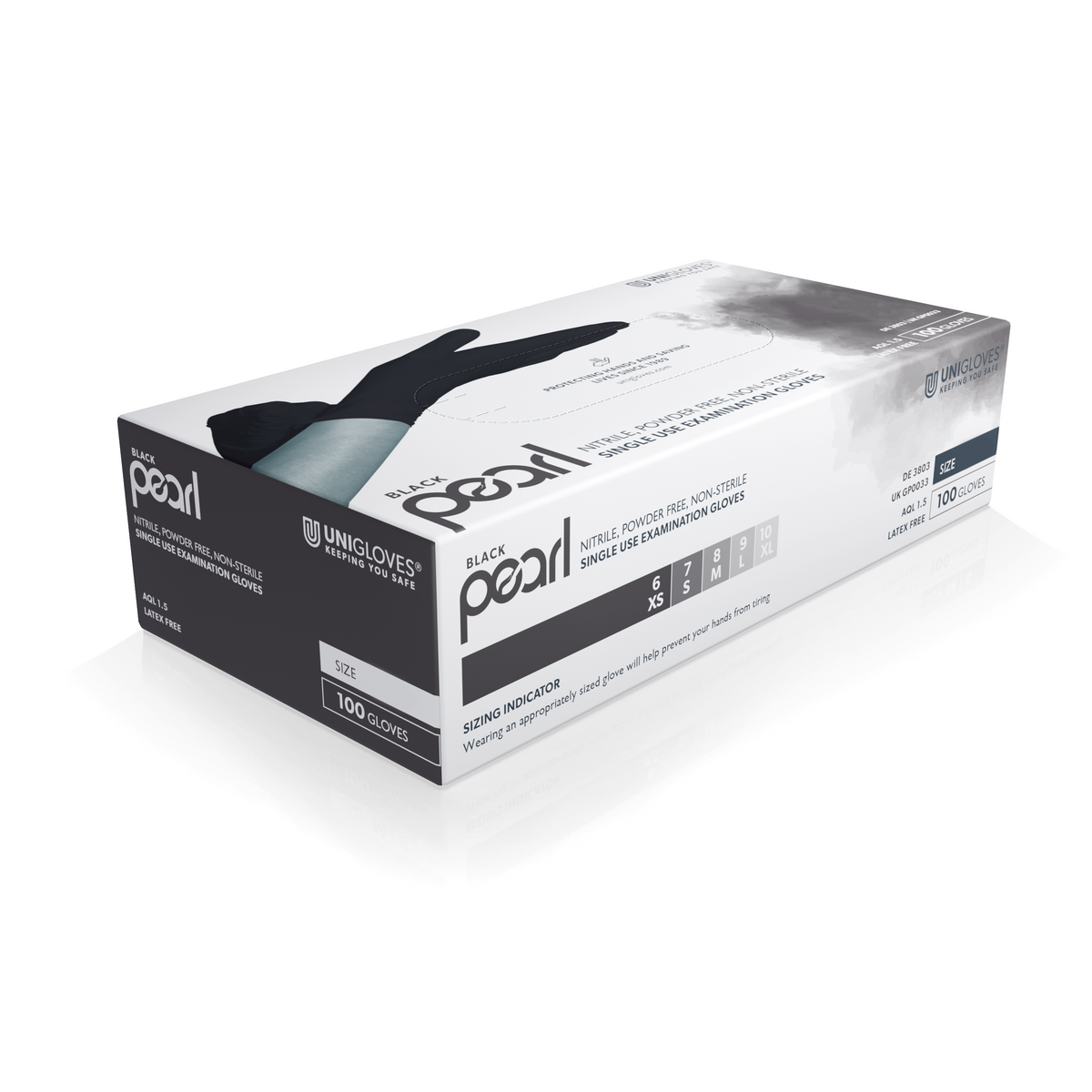 Pearl Nitrile Examination Gloves (Pack of 100)