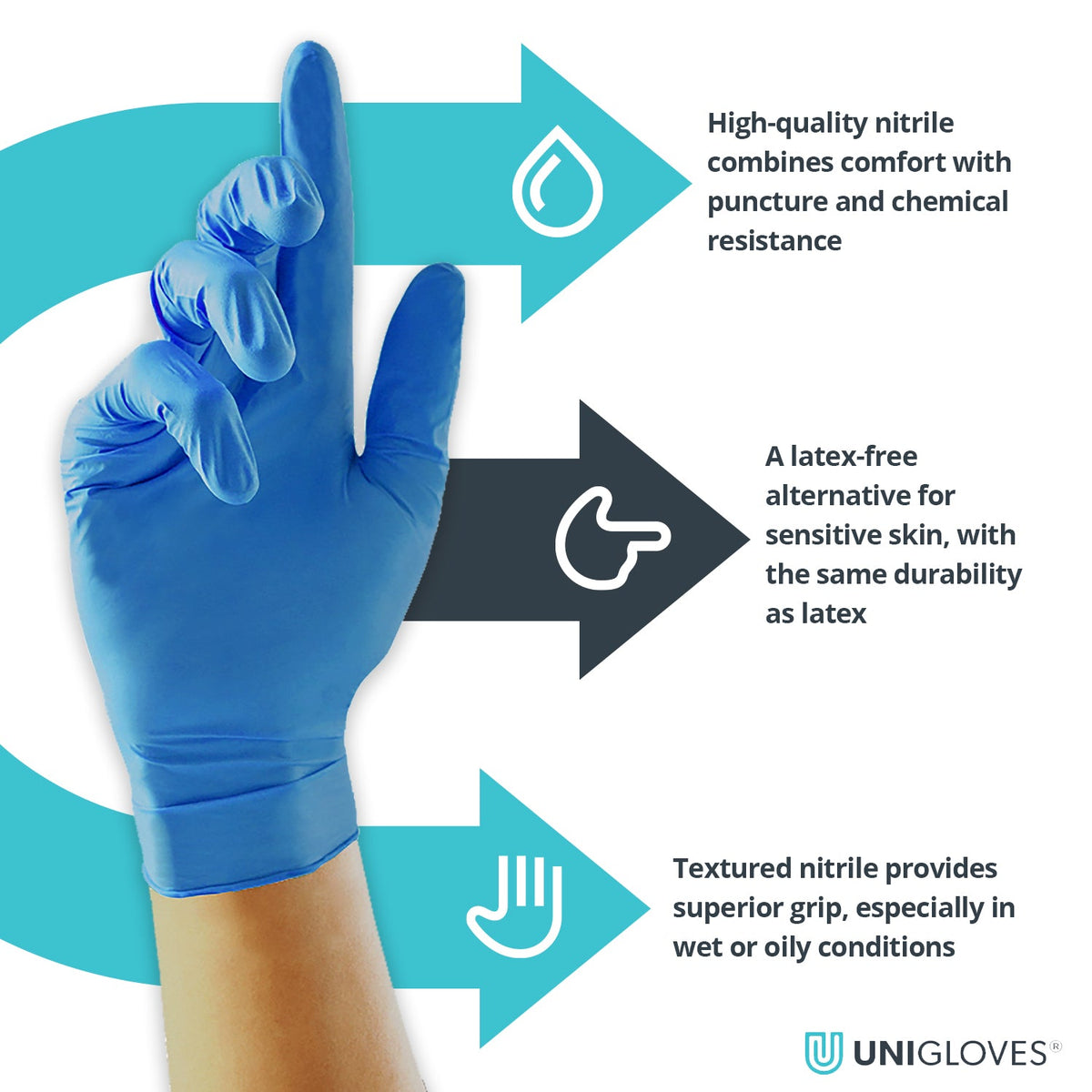 Lightweight Nitrile Examination Gloves