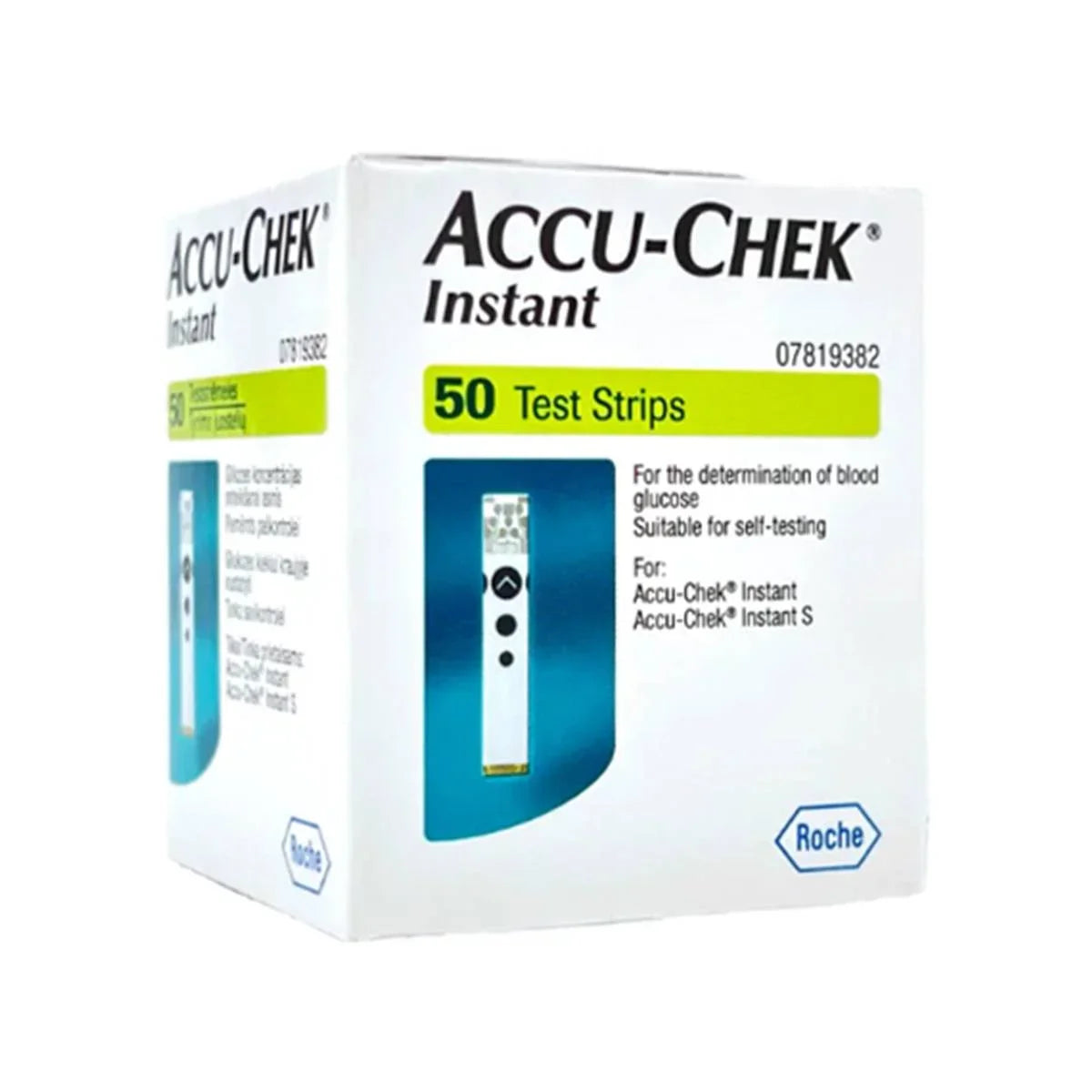 Accu-Chek Instant Blood Glucose Test Strips - Pack of 50