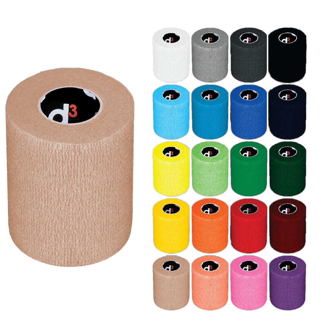 d3 Cohesive Bandage Sock Tape 75mm x 5m