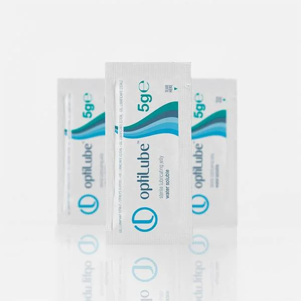 OptiLube Sterile Lubricating Jelly – 5g Sachets – Pack of 10