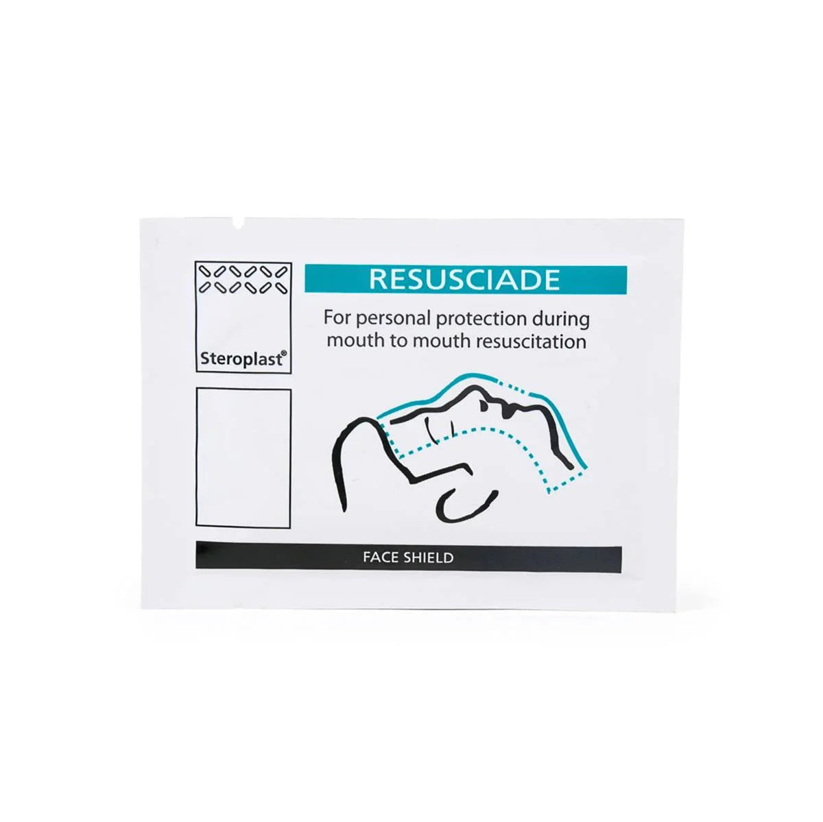 Steroplast Resusciade CPR Face Shield - 10 x Foil Packed